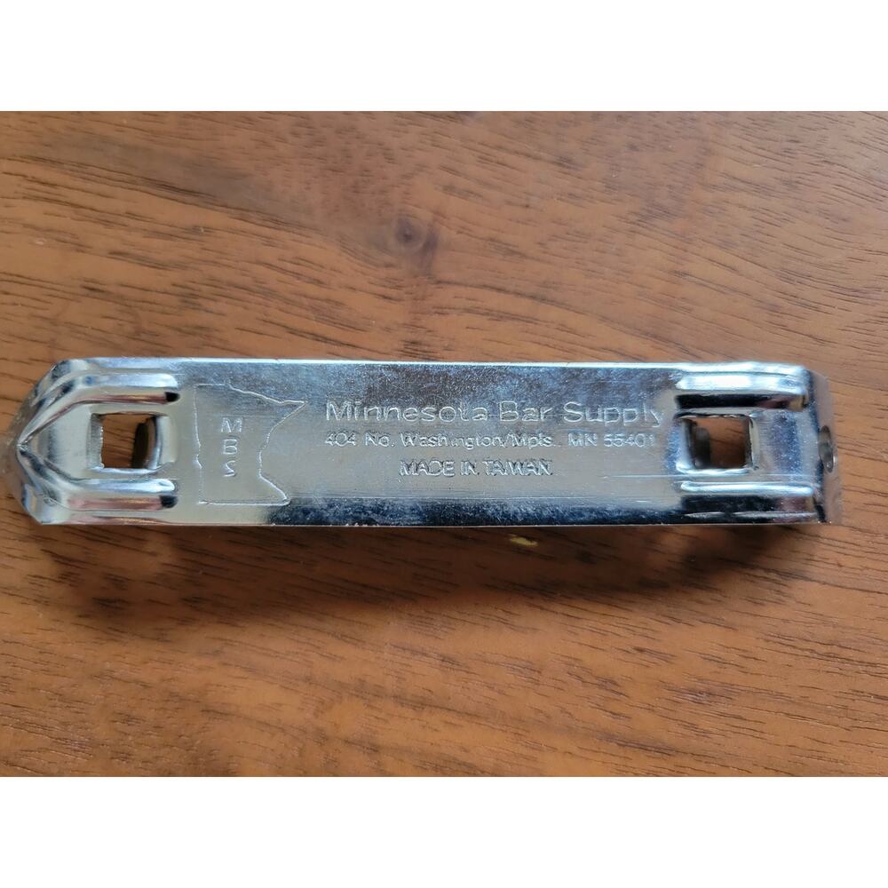Vintage Minnesota Bar Supply (MBS) 4-1/4" Can and Beer Bottle Opener